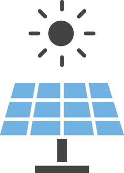 solar panel icono vector imagen. adecuado para móvil aplicaciones, web aplicaciones y impresión medios de comunicación.