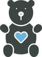 Teddy Bear icon vector image. Suitable for mobile apps, web apps and print media.