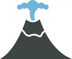 Volcano icon vector image. Suitable for mobile apps, web apps and print media.
