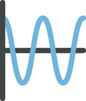 Waves icon vector image. Suitable for mobile apps, web apps and print media.