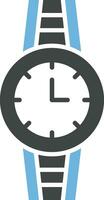 Wristwatch icon vector image. Suitable for mobile apps, web apps and print media.