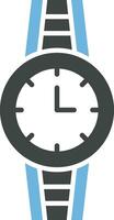 Wristwatch icon vector image. Suitable for mobile apps, web apps and print media.