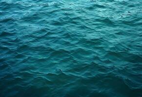 aéreo ver a Oceano ondas. resumen agua superficie de océano. Tormentoso agua antecedentes. creado con generativo ai foto
