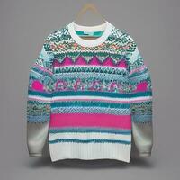 Moda suéter sencillo antecedentes para burlarse de arriba Catálogo libro revista producto foto