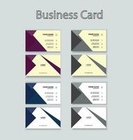 Business card design vector