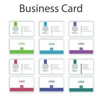 Modern business card vector