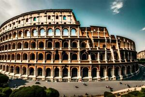 the colosseum in rome, italy. AI-Generated photo