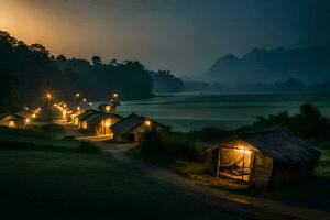 photo wallpaper the sky, night, mountains, the moon, the sky, the moonlight,. AI-Generated