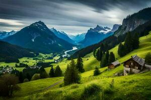 el suizo Alpes, Suiza, persona, persona, persona, Alpes, Alabama. generado por ai foto