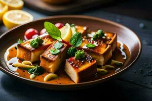 the best tofu recipes for a vegan diet. AI-Generated photo