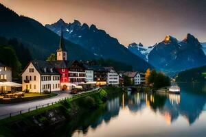 photo wallpaper mountains, the Alps, the Alps, the Alps, the Alps, the Alps,. AI-Generated