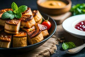 the best tofu recipes for vegetarians and vegans. AI-Generated photo