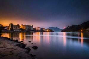 el ciudad de udaipur en India. generado por ai foto