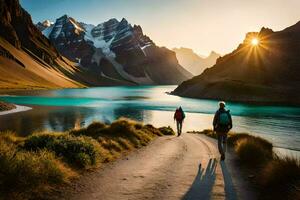the best places to visit in patagonia. AI-Generated photo