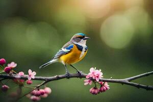 foto fondo de pantalla pájaro, el sol, primavera, el pájaro, el pájaro, el pájaro, el. generado por ai
