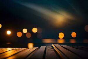 photo wallpaper the sky, night, bokeh, lights, the city, the city lights. AI-Generated