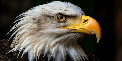 americano águila generativo ai foto