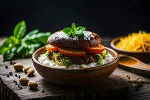 the best burgers in the world. AI-Generated photo