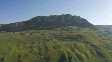 Green Mountain in summer Landscape Drone Video