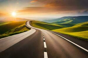 the road to success is paved with good intentions. AI-Generated photo