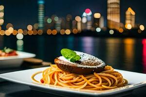 el mejor restaurantes en Dubái generado por ai foto