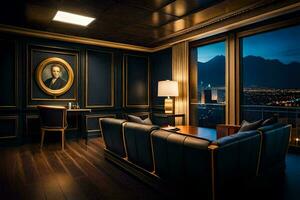the suite at the venetian hotel in las vegas. AI-Generated photo
