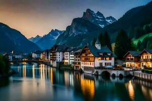 photo wallpaper the sky, mountains, water, mountains, lake, switzerland, alps,. AI-Generated