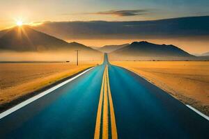 the road to nowhere, road, road, road to nowhere, road to nowhere hd wallpaper. AI-Generated photo