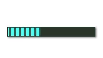 2d animation loading element - progress bar. ui trendy loading bar isolated on white background. 4K video footage with alpha channel transparency