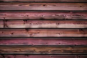 AI generated. Pink and brown wood plank background. texture background. photo