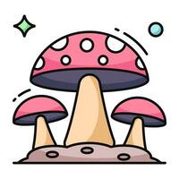 Premium download icon of mushrooms vector
