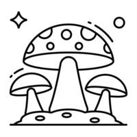 Premium download icon of mushrooms vector