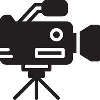 Camera photography icon symbol vector image. Illustration of multimedia photographic lens graphic design image