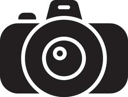 Camera photography icon symbol vector image. Illustration of multimedia photographic lens graphic design image