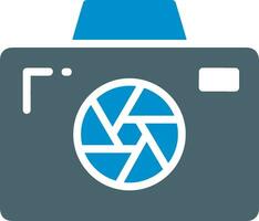 Camera photography icon symbol vector image. Illustration of multimedia photographic lens graphic design image