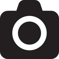 Camera photography icon symbol vector image. Illustration of multimedia photographic lens graphic design image