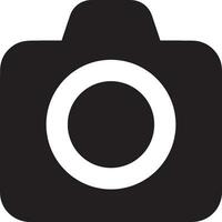 Camera photography icon symbol vector image. Illustration of multimedia photographic lens graphic design image