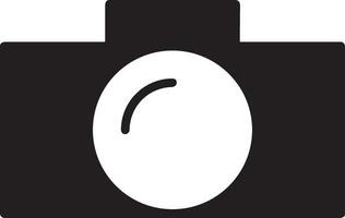 Camera photography icon symbol vector image. Illustration of multimedia photographic lens graphic design image