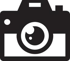 Camera photography icon symbol vector image. Illustration of multimedia photographic lens graphic design image