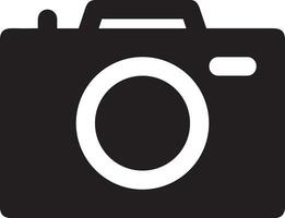 Camera photography icon symbol vector image. Illustration of multimedia photographic lens graphic design image