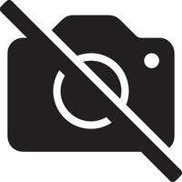 Camera photography icon symbol vector image. Illustration of multimedia photographic lens graphic design image