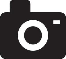 Camera photography icon symbol vector image. Illustration of multimedia photographic lens graphic design image