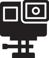 Camera photography icon symbol vector image. Illustration of multimedia photographic lens graphic design image