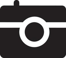 Camera photography icon symbol vector image. Illustration of multimedia photographic lens graphic design image