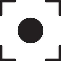 Camera photography icon symbol vector image. Illustration of multimedia photographic lens graphic design image