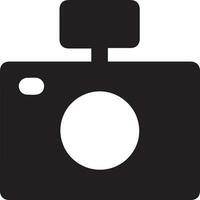 Camera photography icon symbol vector image. Illustration of multimedia photographic lens graphic design image