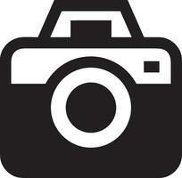 Camera photography icon symbol vector image. Illustration of multimedia photographic lens graphic design image