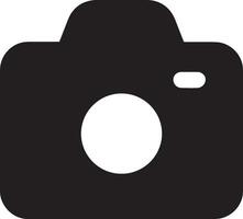 Camera photography icon symbol vector image. Illustration of multimedia photographic lens graphic design image