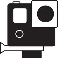 Camera photography icon symbol vector image. Illustration of multimedia photographic lens graphic design image