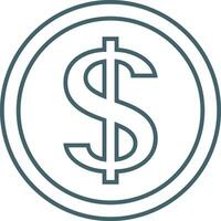 Money exchange payment icon symbol vector image. Illustration of the dollar currency coin graphic design image